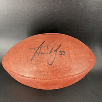 Packers - Aaron Jones Signed Authentic Football With STS And Packers Logo