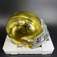 HOF - Notre Dame Bryant Young Signed Mini Helmet with HOF 22 Inscription
