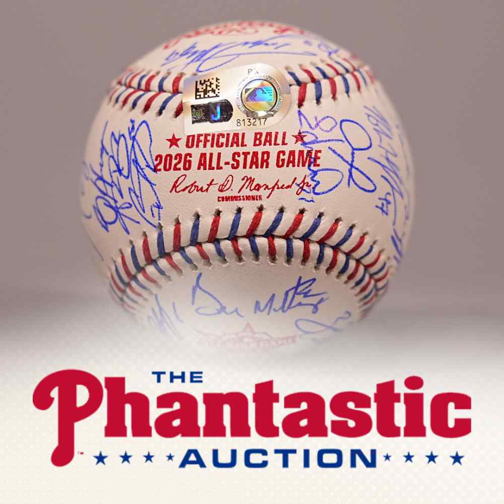 2026MLBオールスターゲーム公認使用球InPHILADELPHIA /US 2026 Phillies Team Autographed Baseball with Commemorative 2026