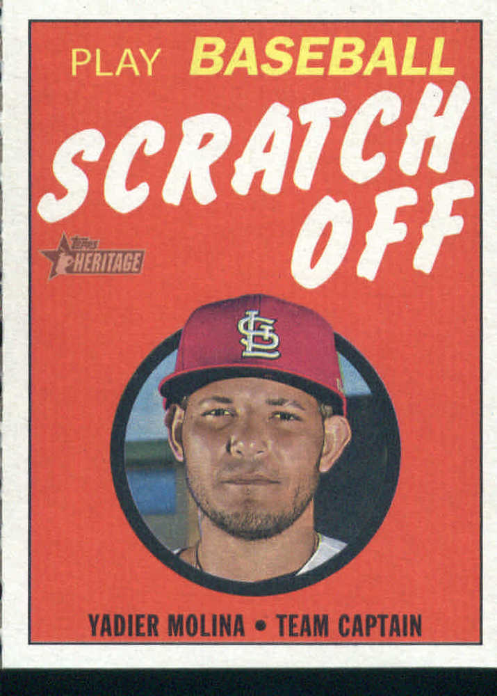 2019 Topps Heritage '70 Topps Scratch Offs #7 Yadier Molina