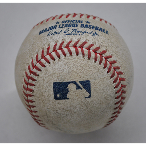 Game-Used Baseball - 2020 ALDS - New York Yankees vs. Tampa Bay Rays - Game 5 - Pitcher: Nick Anderson, Batter: Aaron Judge (Home Run to RF) - Top 4