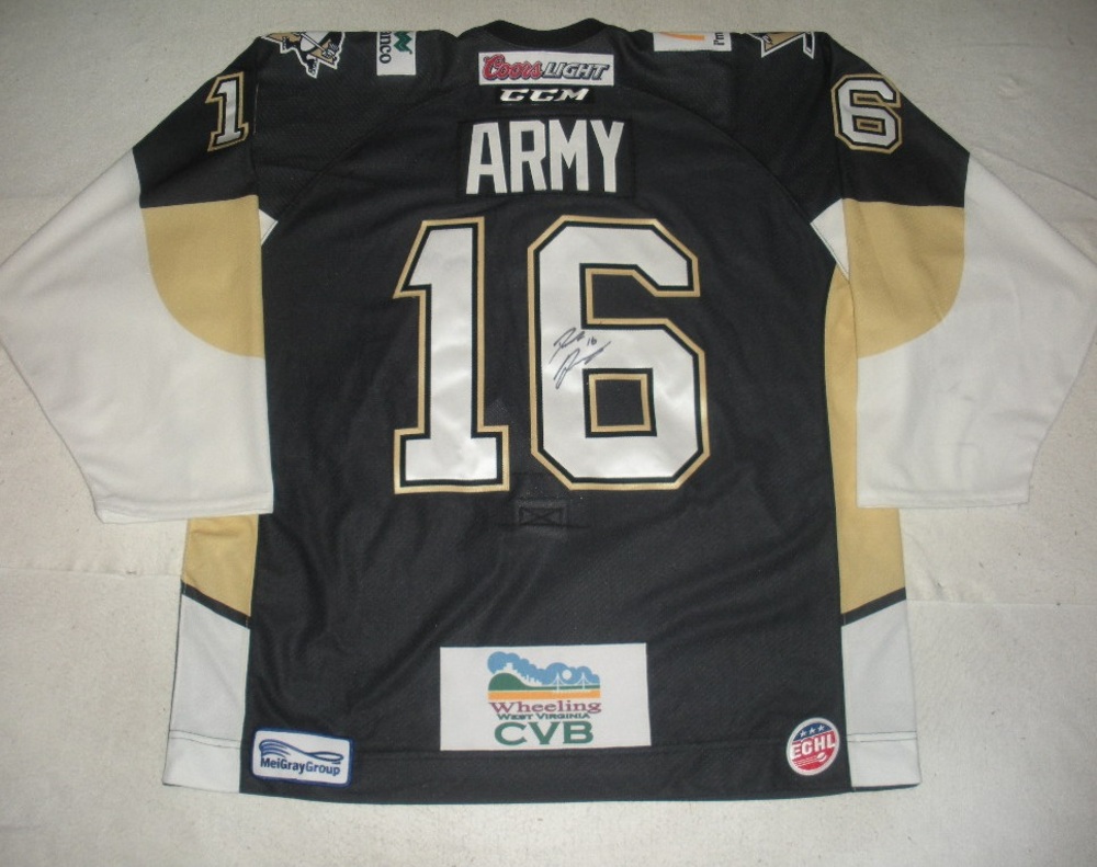 Derek Army Fantasy Skater Wheeling Nailers Autographed GameWorn