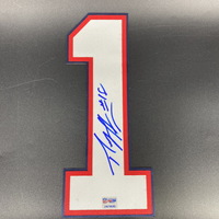 NFL - Bills Percy Harvin Signed Jersey Number