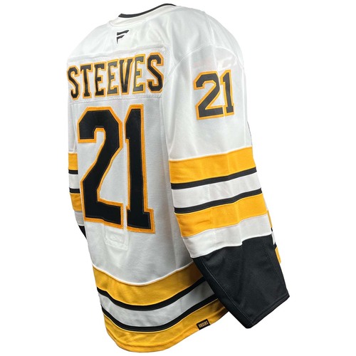 Photo of Game-Used 2025-2026 Season Away Hockey Jersey - Set 1 - Alex Steeves