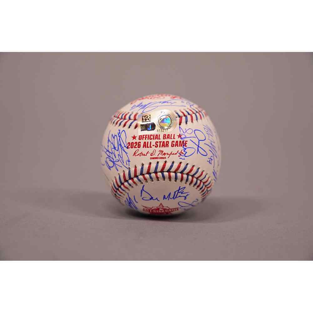 2026 Phillies Team Autographed Baseball with Commemorative 2026