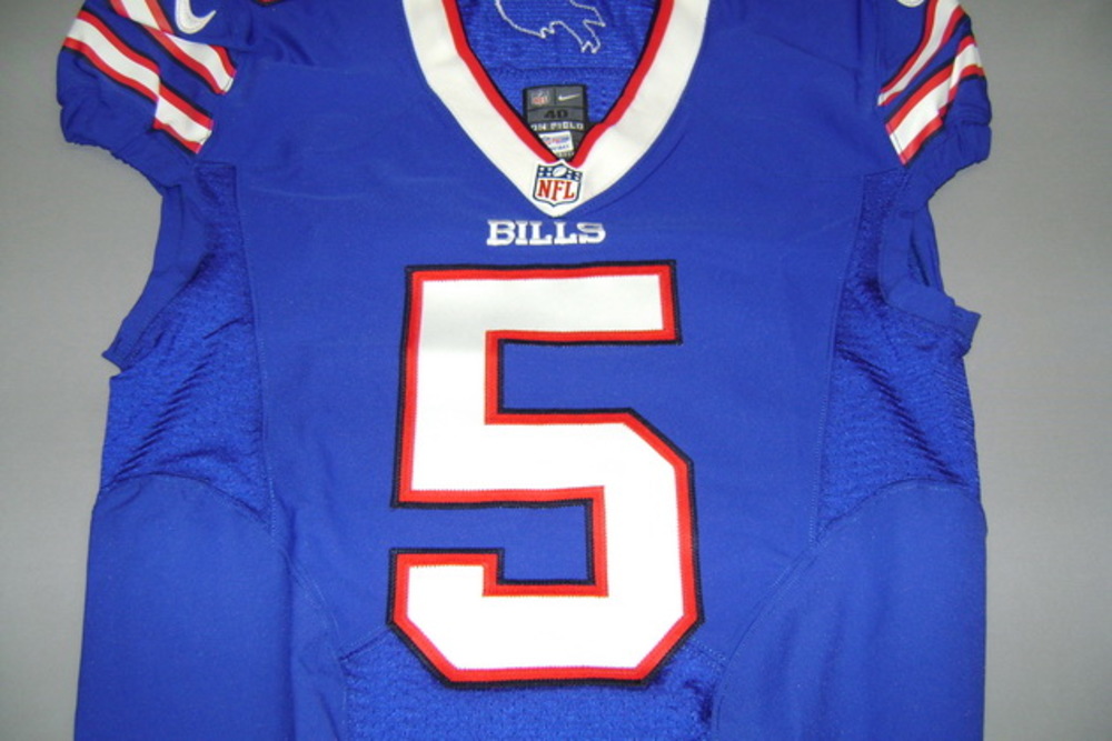 NFL Auction | BILLS - TYROD TAYLOR SIGNED AUTHENTIC BILLS JERSEY - SIZE 40