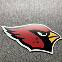 HOF - Cardinals Fat Head Foam Core Cut Out Signed by Jackie Smith and Ro...