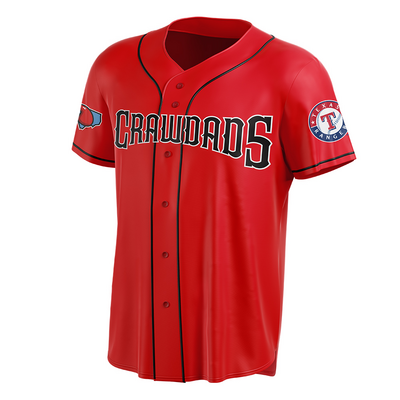 #23 Wyatt Langford, Maximo Acosta, Aidan Curry, Florencio Serrano, Leandro Lopez, J'Briell Easley, Paulino Santana Home Red Jersey