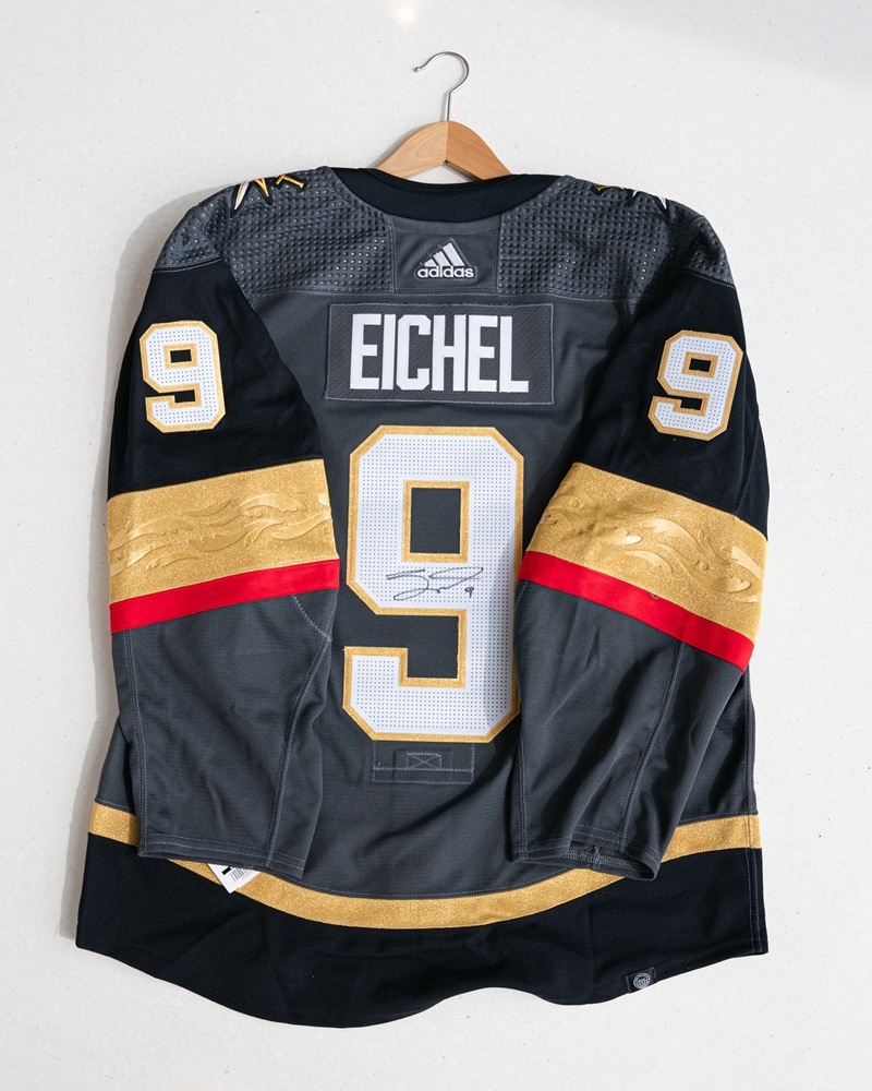 Jack Eichel Autographed Adidas Jersey - Vegas Golden Knights