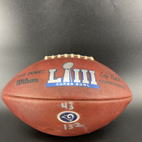 NFL - Super Bowl LIII Game Used Football Rams Offense/Patriots Defense