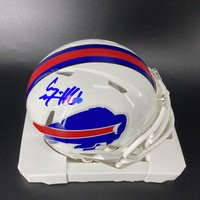 NFL - Bills Connor McGovern Signed Mini Helmet