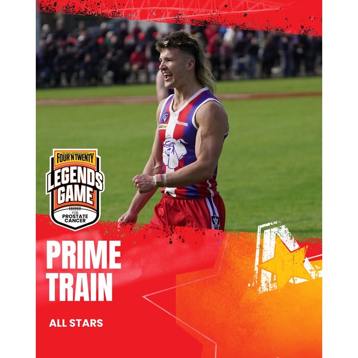 Prime Train All Stars 2025 Legends Game Match-Worn Guernsey