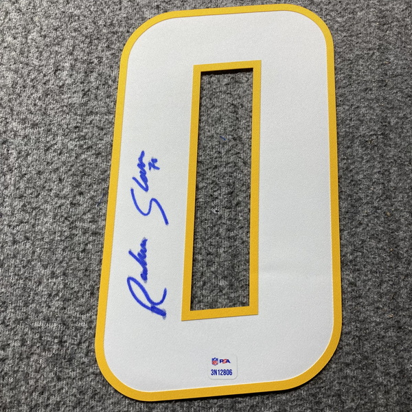 NFL - Chargers Rashawn Slater Signed Jersey Number