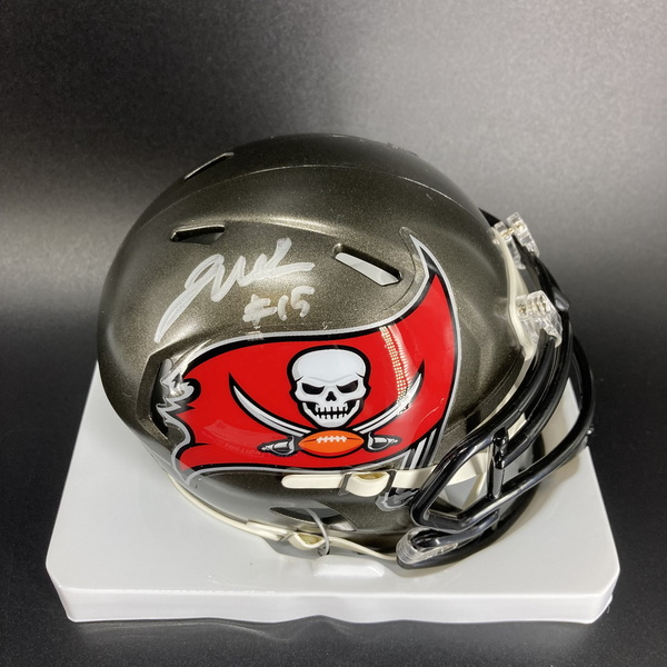 NFL - Buccaneers Jalen McMillan Signed Mini Helmet
