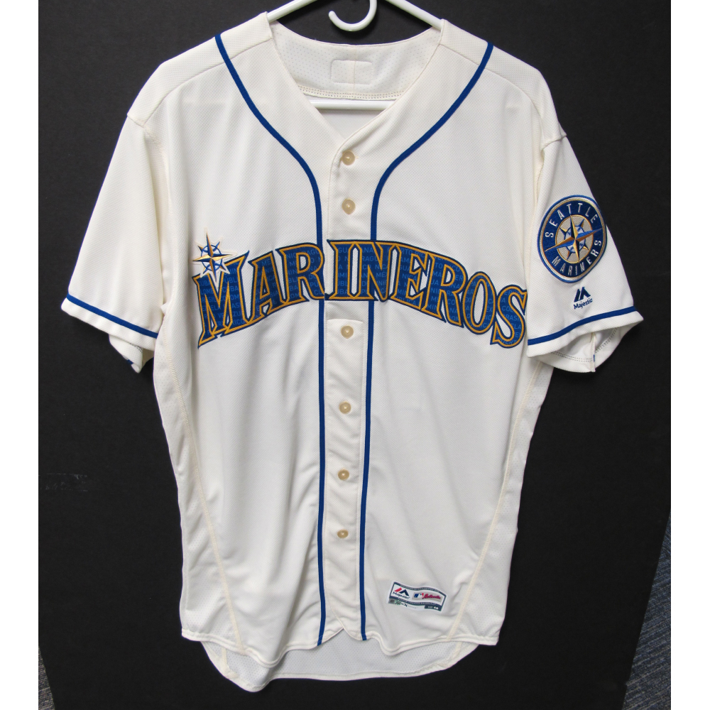 Seattle Mariners Mitch Haniger TeamIssued Marineros Jersey (Salute to