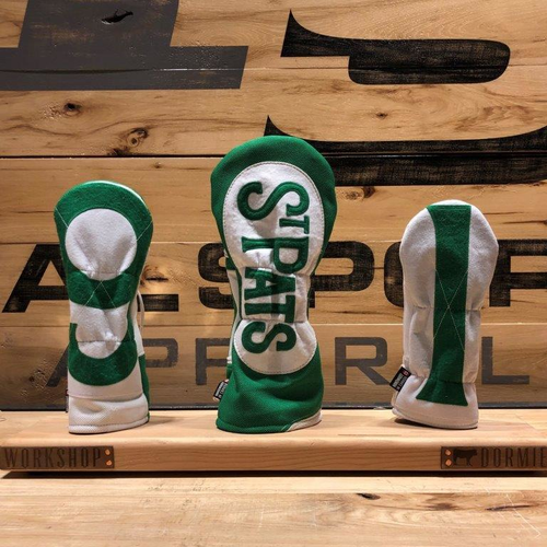 Dormie Golf Custom St. Pats Headcovers (Set of 3) Real Sports Auction