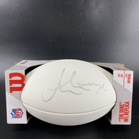NFL - Texans Ali Gaye Signed White Composite Football