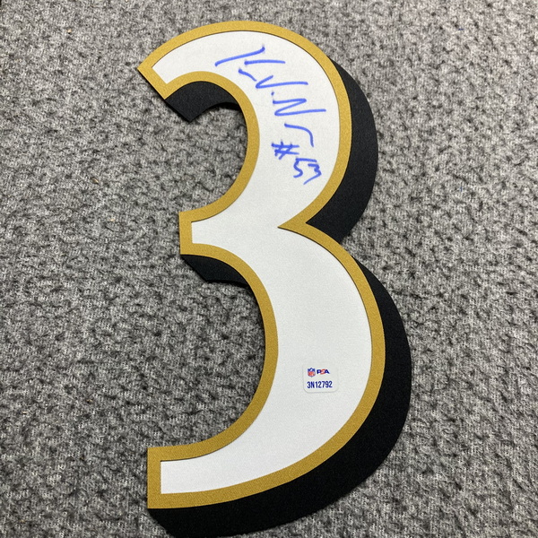 NFL - Ravens Kyle Van Noy Signed Jersey Number