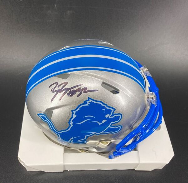 Lions - Brian Branch Signed Mini Helmet