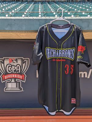 Black Chicharrones Jersey: #28 David Sandlin - Size: 48