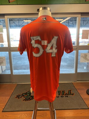 Brooks Kriske Game Worn Autographed Norfolk Road N Anchor Jersey #54 Size 48