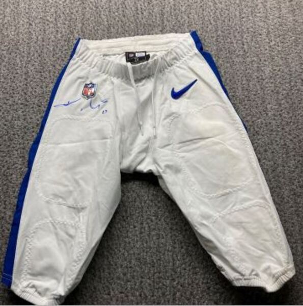 International Games - Colts Kenny Moore II Signed Game Issued Pants Size 28