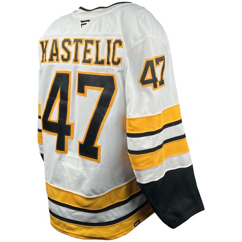 Photo of Game-Used 2025-2026 Season Away Hockey Jersey - Set 3 - Mark Kastelic