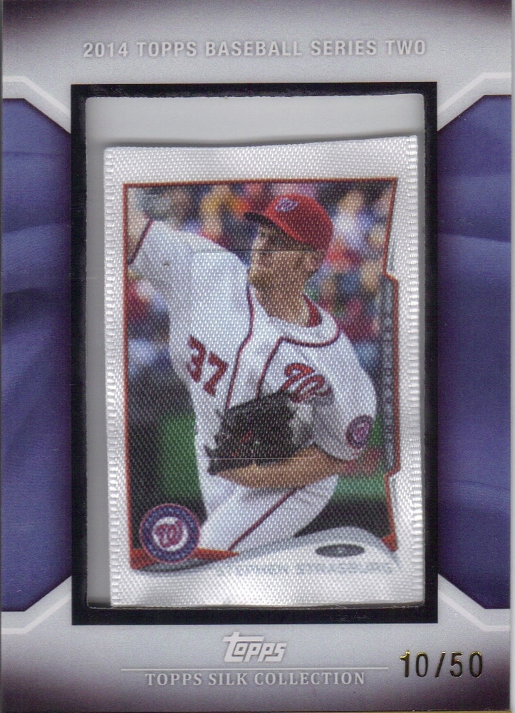 2014 Topps Silk Collection #172 Stephen Strasburg S2