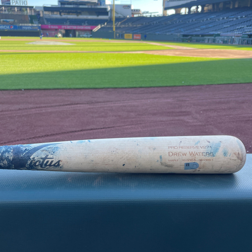 TeamIssued Broken Bat Drew Waters (CLEKC 9/20/23) Kansas City