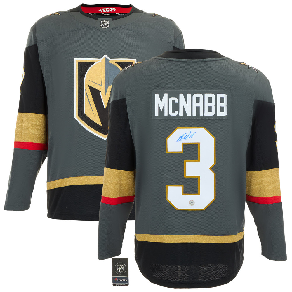 Brayden McNabb Autographed Vegas Golden Knights Fanatics Breakaway Jersey