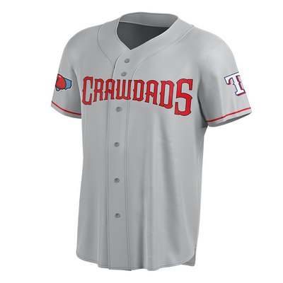 #4 Cam Cauley, Cristian Inoa, Griffin Cheney, Yenci Pena, Tucker Mitchell, Cooper Johnson, JP Martinez, Ben Hartl, Luke Hanson, Maicol Reyes Road Gray Jersey