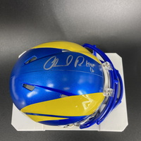 HOF - Rams Orlando Pace Signed Mini Helmet