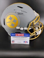 NFL - Steelers Russell Wilson Signed Slate Replica Speed Helmet