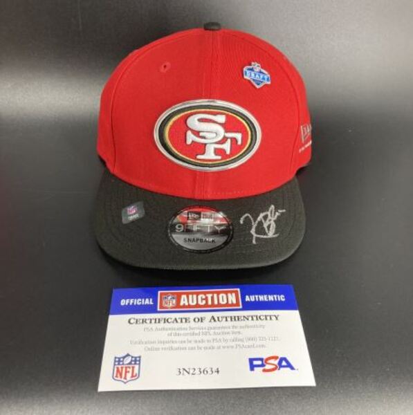 NFL - 49ers Kaelon Black Signed Hat With 2026 Draft Pin
