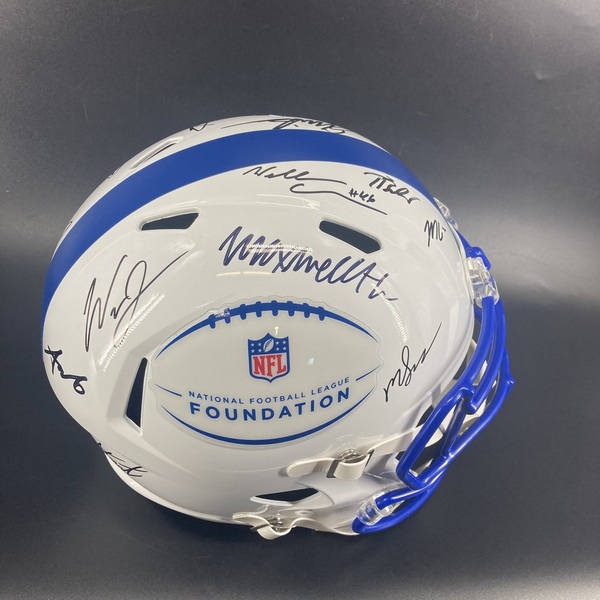 NFL - Multi Signed NFL Foundation Replica Speed Helmet Signed by Cam War...
