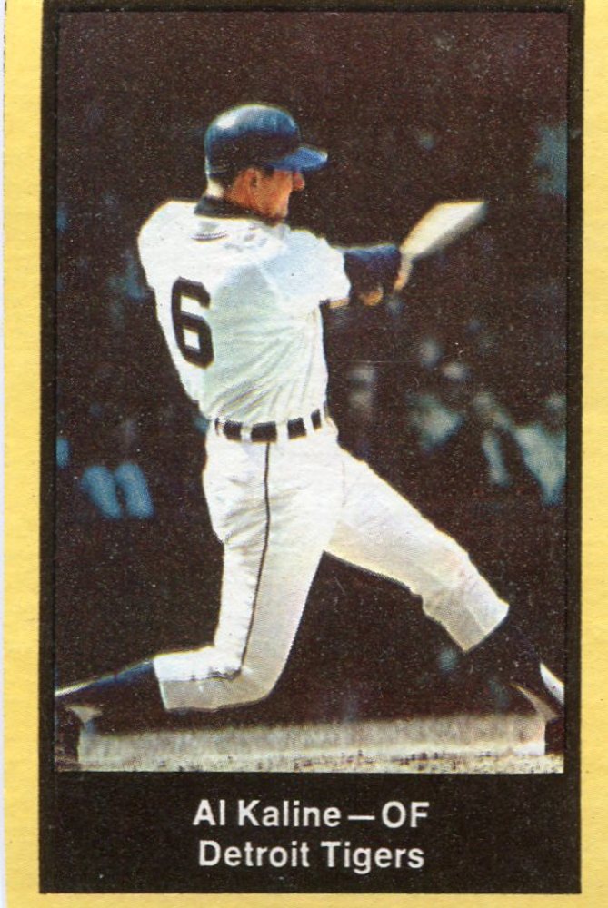 1969 Nabisco Team Flakes #12 Al Kaline S3