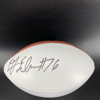 NFL - Chargers DJ Fluker Signed Panel Football