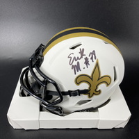 NFL - Saints Erik McCoy Signed Lunar Eclipse Mini Helmet