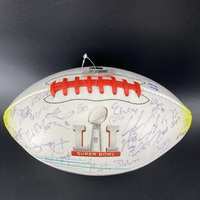 NFL - Falcons Multi Signed Super Bowl 51 Commemorative Panel Ball signed...