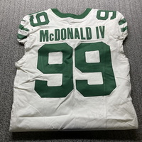 London Games - Jets Will McDonald IV Game Used Jersey (10/06/24) Size 42...