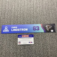NFL - Falcons Chris Lindstrom 2024 Pro Bowl Games Nameplate 1 of 1