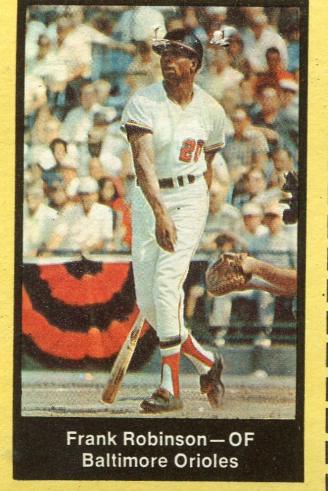 1969 Nabisco Team Flakes #19 Frank Robinson S3