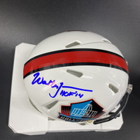 HOF - Seahawks Walter Jones Signed HOF Mini Helmet with HOF 14 Inscription