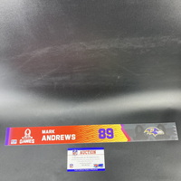 NFL - Ravens Mark Andrews 2023 Pro Bowl Games Nameplate Special Edition ...