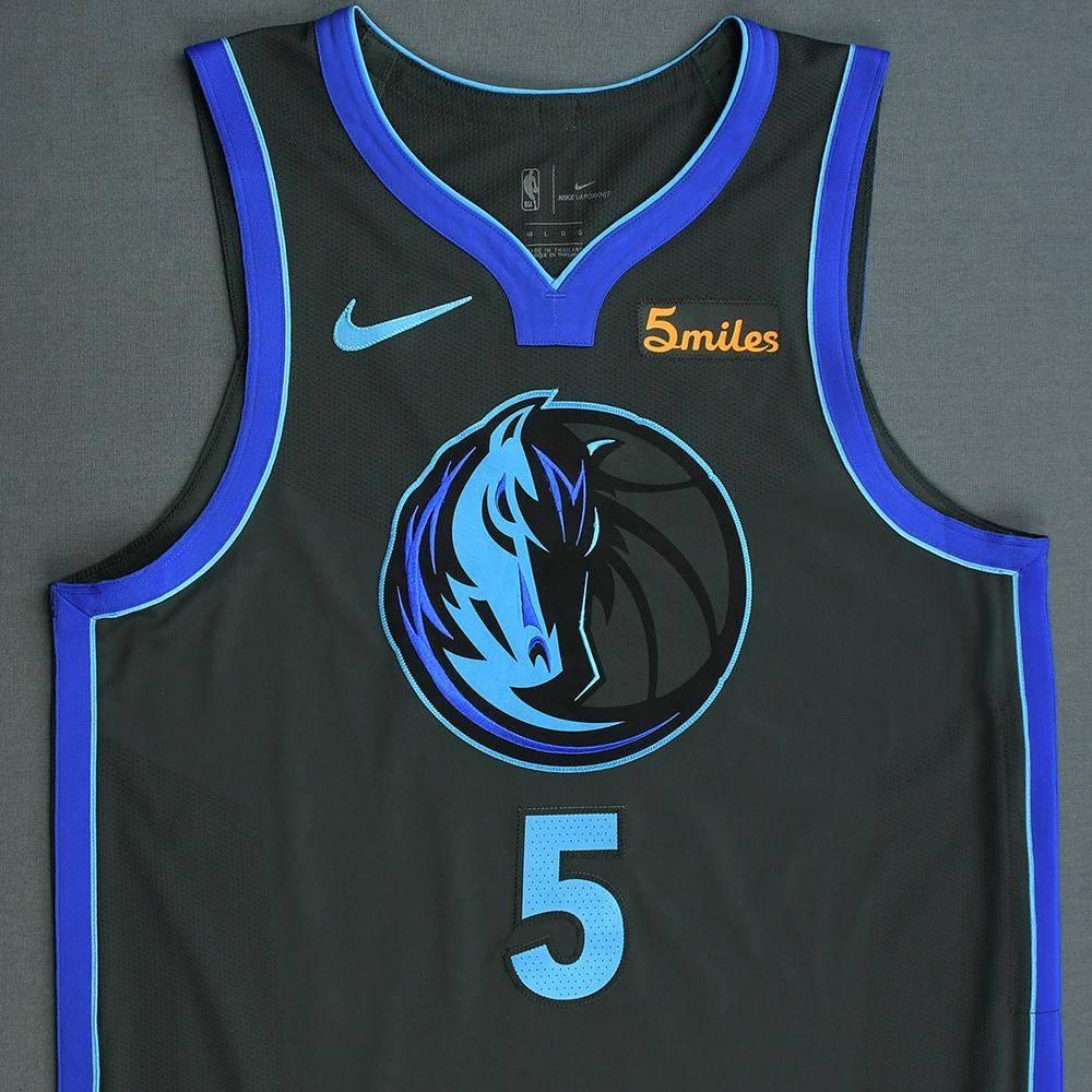 J.J. Barea - Dallas Mavericks - Game-Worn City Edition Jersey - 2018-19 Season | NBA Auctions