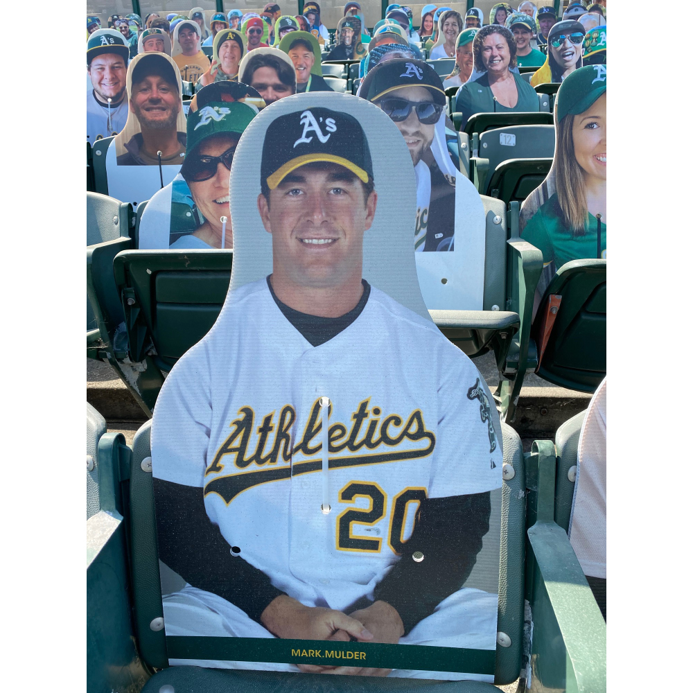 Oakland A's Community Fund: Mark Mulder Coliseum Cutout