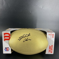 NFL - Seahawks Sundiata Anderson Signed Gold Composite Football