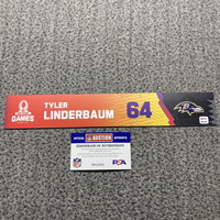 NFL - Ravens Tyler Linderbaum 2024 Pro Bowl Games Nameplate 1 of 1