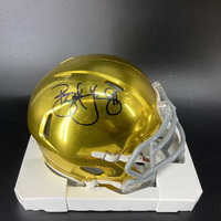 HOF - Notre Dame Bryant Young Signed Mini Helmet with HOF 22 Inscription