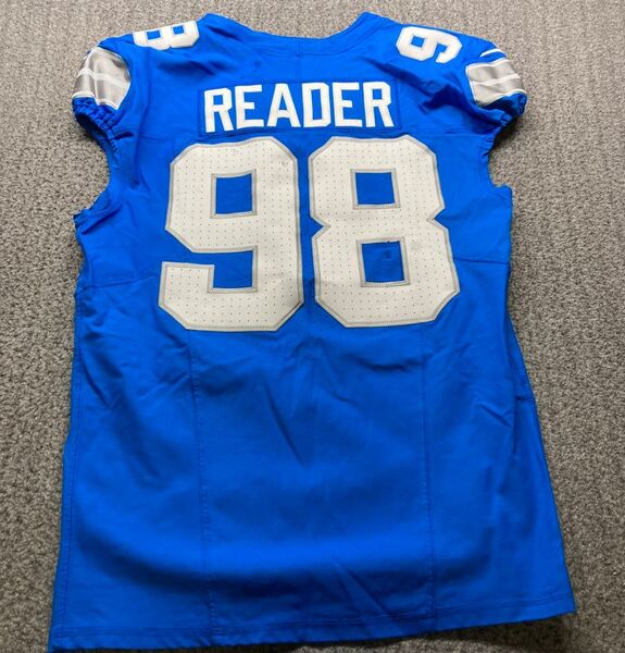 STS - Lions DJ Reader Game Worn Jersey (11/17/2024) Size 46 With WCF Patch